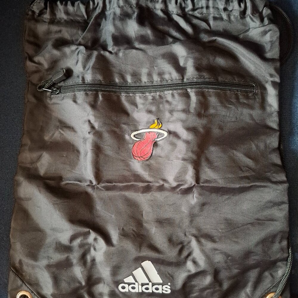 NEW adidas & Miami Heat Bag with string